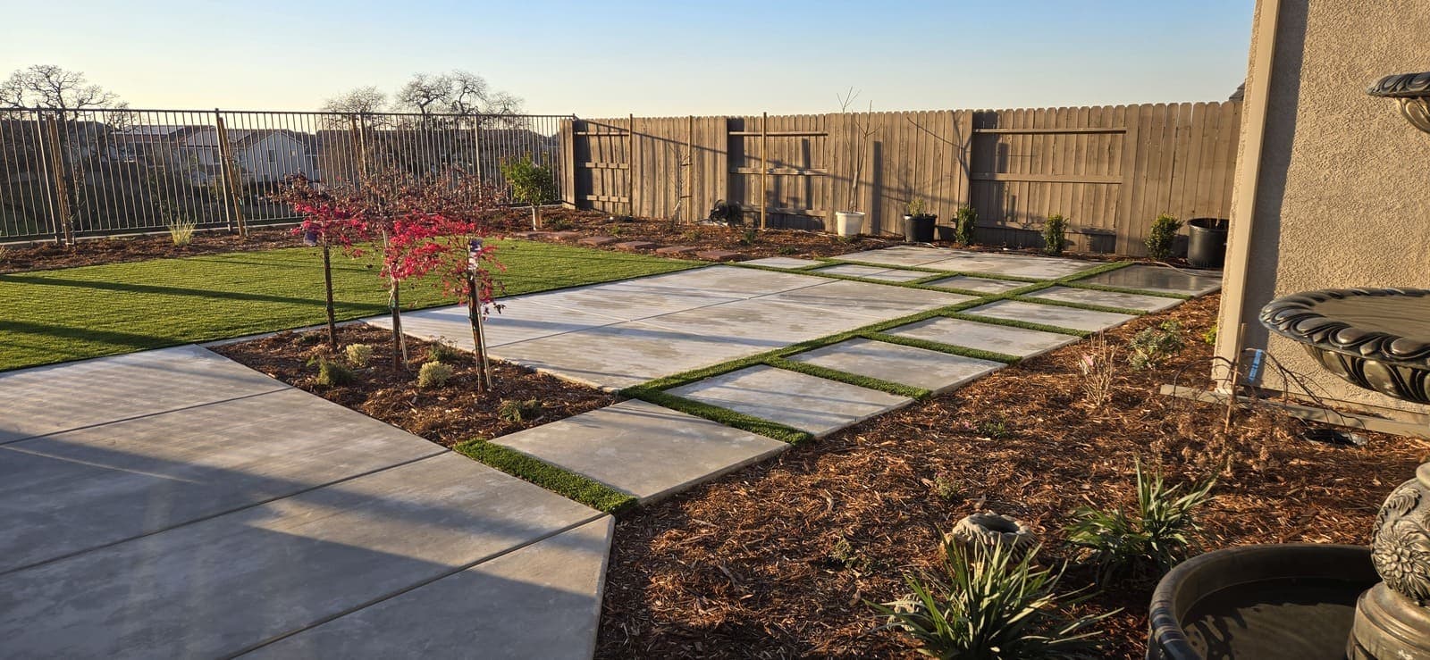 Professional landscaping and outdoor transformation